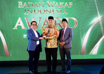 Kementerian ATR/BPN Raih Penghargaan Pendukung Percepatan Sertifikasi Tanah Wakaf oleh BWI Awards