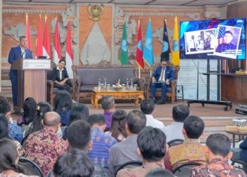 Kuliah Umum Universitas Mahendradatta, Wamen Ossy Dermawan Ceritakan Peran Reforma Agraria untuk Pengelolaan Tanah