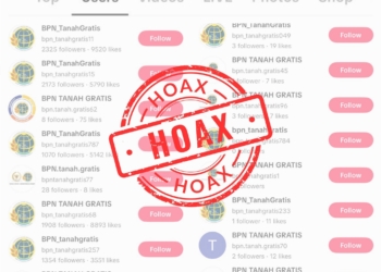Hoaks Isu BPN Tanah Gratis di TikTok, Kementerian ATR/BPN Imbau Masyarakat Waspada