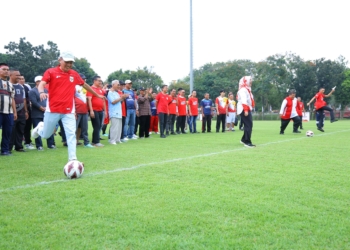 Ratu Dewa Buka Turnamen Gerindra Sumsel Cup 2025