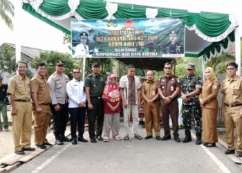 Peletakan Batu Pertama Bedah Rumah Tidak Layak Huni 2024 di Prabumulih