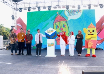 Ratu Dewa Resmi Buka Festival Perahu Bidar 2025