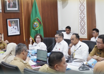 Kakanwil BPN Sumsel Hadiri Rakor Penyelesaian Lahan Mozaik 5 dan 6 Pelabuhan di Tanjung Carat