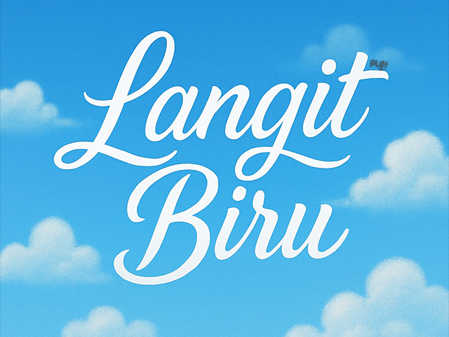 langit biru, frasa, karya populer