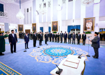 Prabowo Lantik Empat Menteri dan Satu Wakil Menteri Kabinet Merah Putih