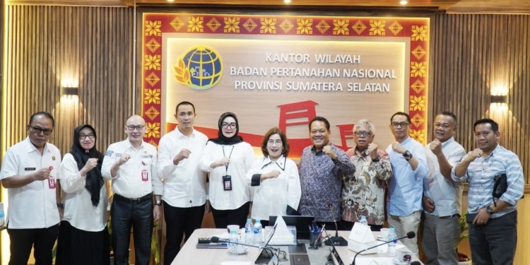 Foto: Kakanwil BPN Sumsel Terima Audiensi Komisi I DPRD Lahat