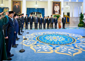 Prabowo Lantik Dua Menteri dan Tiga Wakil Menteri Kabinet Merah Putih