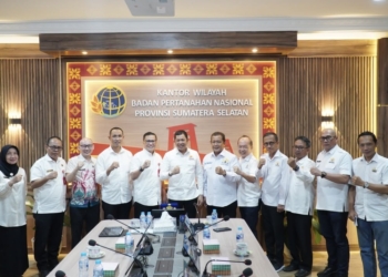 BPN Sumsel Terima Audiensi dari Kadin Sumsel