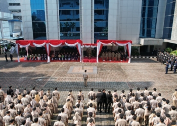 Upacara Peringatan Hantaru 2025, Nusron Wahid Realisasikan Asta Cita Menjaga Tanah dan Menata Ruang