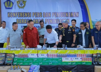 Bea Cukai Sumbagtim Musnahkan Barang Ilegal Rp19 Miliar, Herman Deru: Bukti Nyata Negara Hadir Lindungi Rakyat