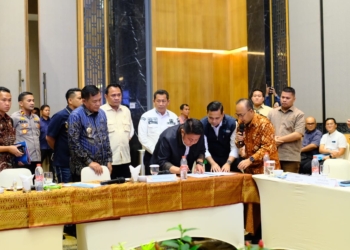 Pemprov Sumsel dan Pemkab Muba Pastikan Pembangunan Jembatan P6 Lalan Dilanjutkan