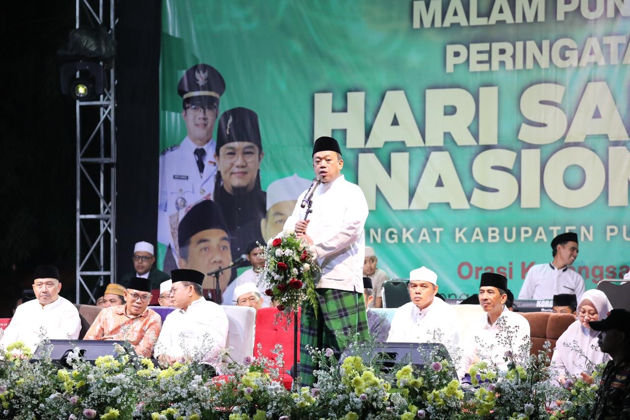 Hari Santri Nasional di Purwakarta, Nusron Wahid: Kontribusi Santri Jadi Fondasi Kemerdekaan Indonesia