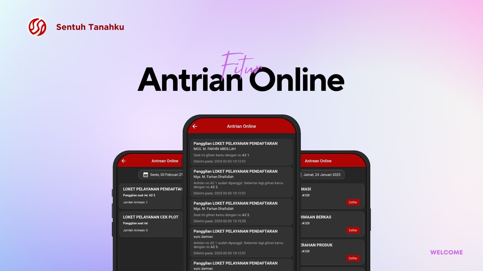 Sentuh Tanahku Hadirkan Antrian Online Permudah Masyarakat dalam Layanan Pertanahan