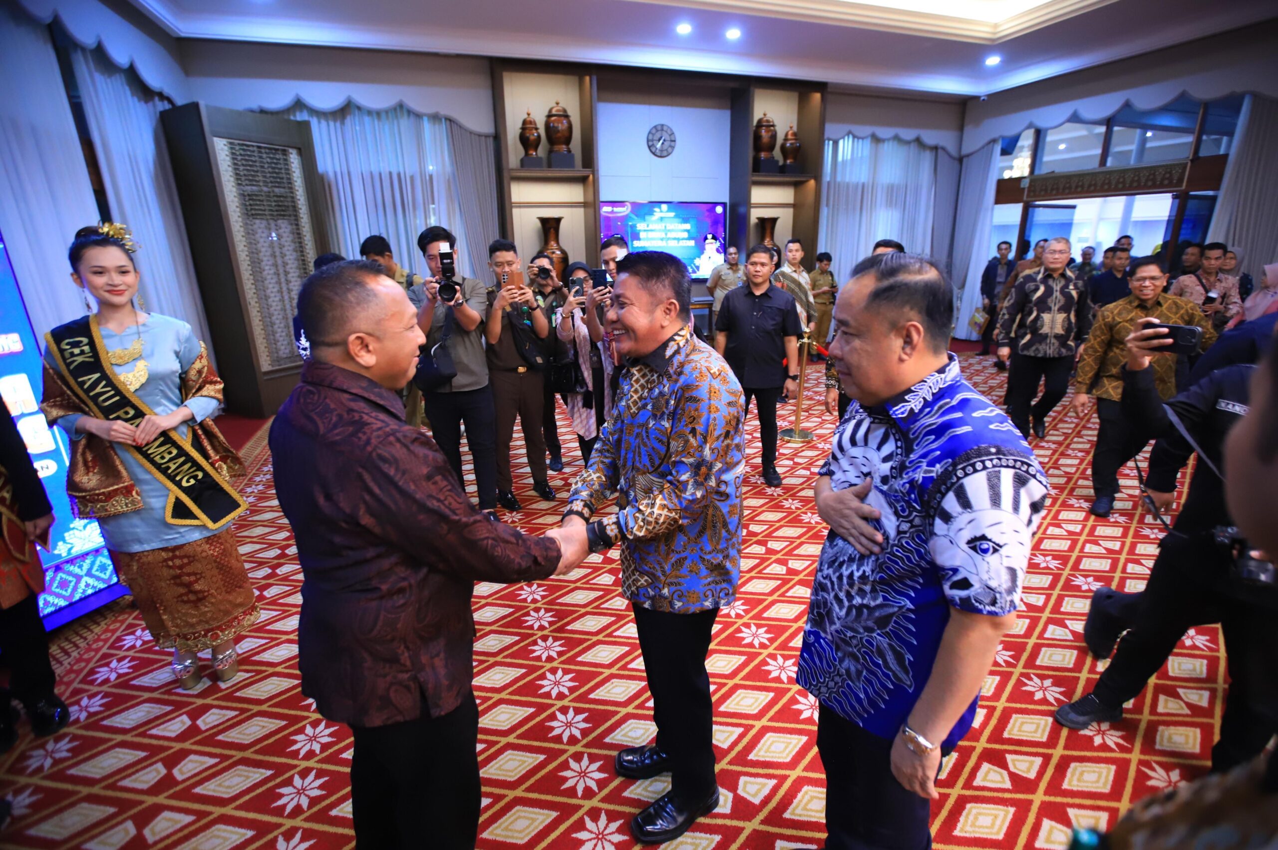 Herman Deru Sambut Kajati Baru Ketut Sumedana, Teguhkan Komitmen Sinergi Hukum dan Pembangunan