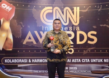 Kementerian ATR/BPN Raih Rural Development dan Regional Equity di CNN Indonesia Award 2025