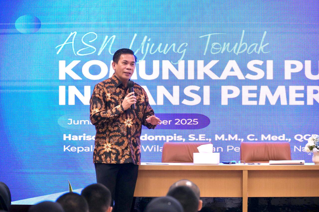 Berikan Pengarahan Latsar CPNS, Harison Mocodompis: ASN Ujung Tombak Komunikasi Publik