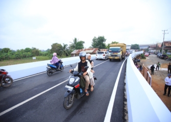 Jembatan Layang Gandus Jadi Percontohan Konstruksi Modern di Sumsel