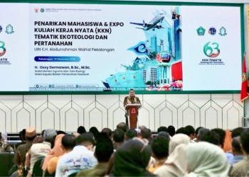 Tutup KKN Tematik Ekoteologi dan Pertanahan, Ossy Dermawan Apresiasi Peran Mahasiswa dalam Pencatatan Bidang Tanah Wakaf