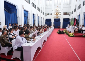 Rakor di Jabar,  Nusron Wahid Ungkap Skema Penggantian dan Sanksi Alih Fungsi Lahan Sawah
