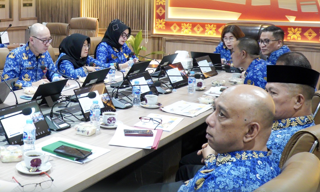 Kakanwil BPN Sumsel Ikuti Rapim Kementerian ATR/BPN