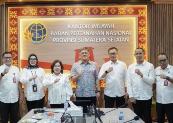 Inspek Wilayah III Kementerian ATR/BPN Kunjungi Kanwil BPN Sumsel