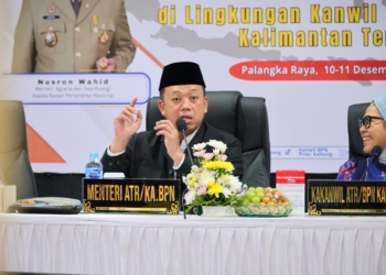 Pembinaan di BPN Kalteng, Nusron Wahid Minta Pelayanan Adaptif, Cepat, dan Bersih