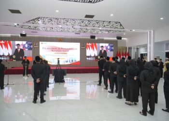 Lantik Pejabat Fungsional, Sekjen ATR/BPN: Harus Pandai, Cerdas, dan Tekun