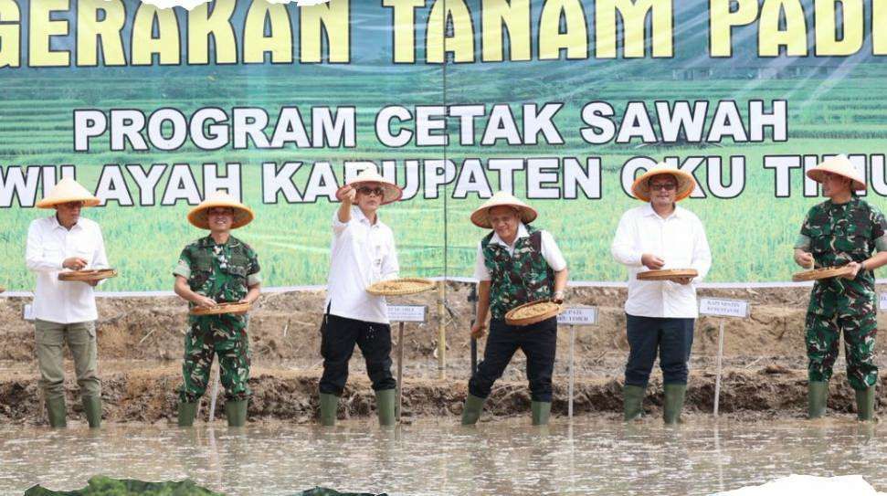Kementan: OKU Timur Diproyeksikan Jadi Penyangga Beras Sumsel