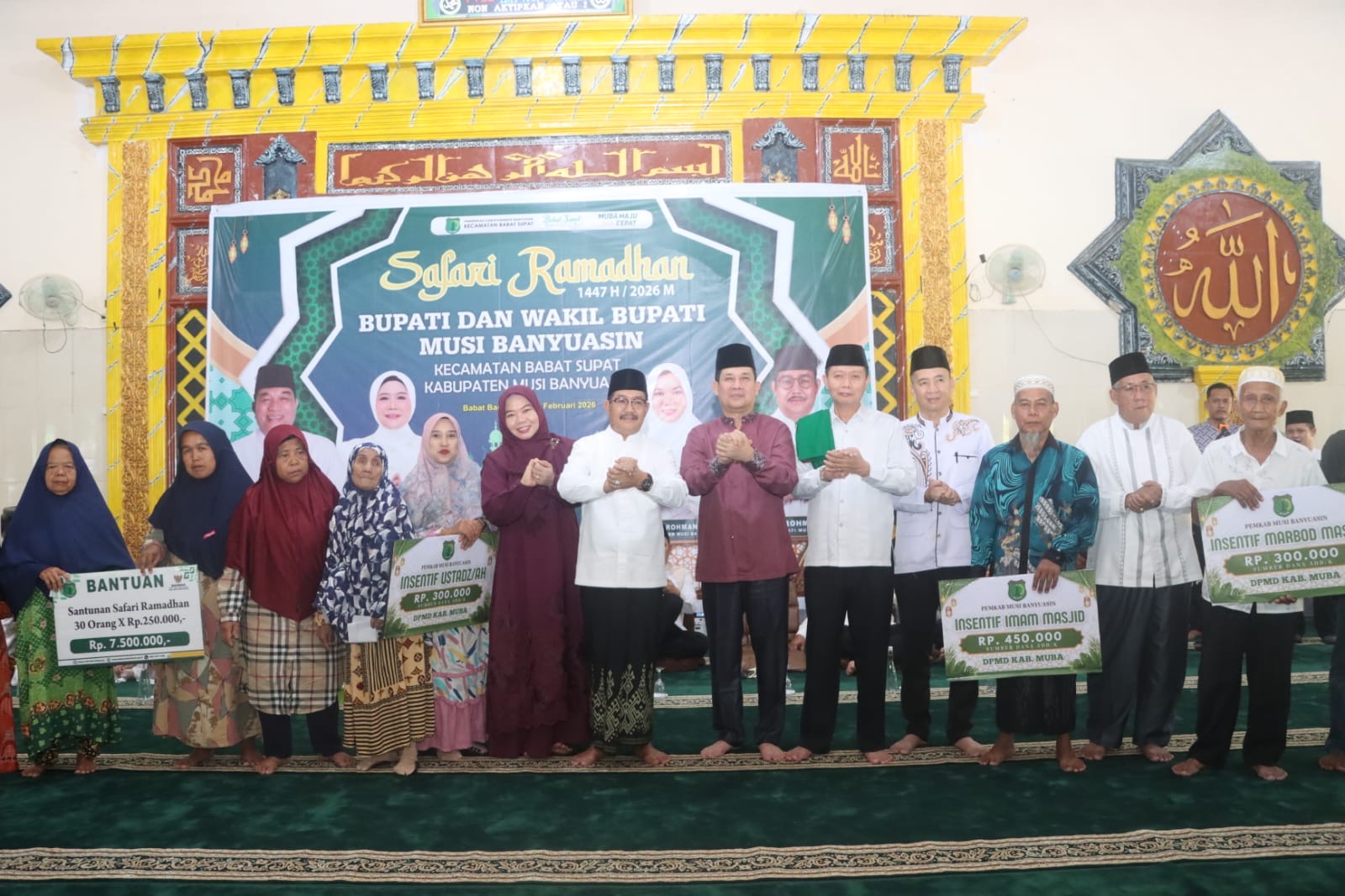 Pemkab Muba Gelar Safari Ramadan di Babat Supat