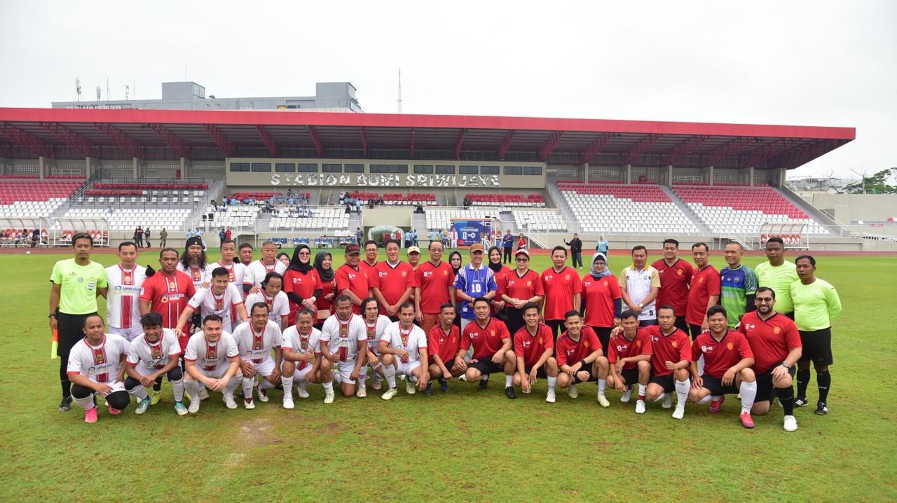 Buka Pertandingan Persahabatan, Ratu Dewa Saksikan Kemenangan Korpri FC Atas David FC