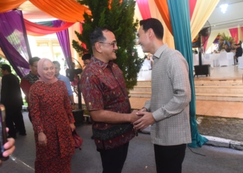 Sekda Edward Candra Hadiri Tradisi Midang Morge Siwe di Kayuagung, Apresiasi Nilai Budaya dan Pariwisata