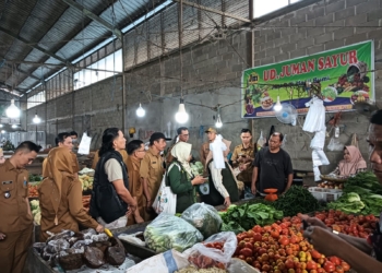 Tim Sapu Bersih Pangan Sumsel Beraksi di Muba, Ingatkan Pedagang Jaga Stabilitas Harga