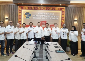 Kakanwil BPN Sumsel Terima Audiensi dari Kadin Sumsel