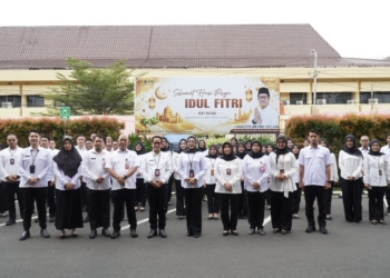 Momen Apel Pagi dan Halal Bihalal Idulfitri di Kanwil BPN Sumsel