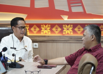 Kakanwil BPN Sumsel Terima Audiensi Anggota DPR RI Komisi II