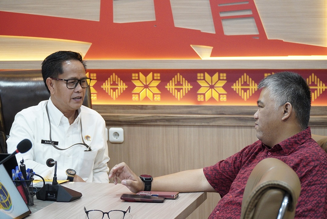 Kakanwil BPN Sumsel Terima Audiensi Anggota DPR RI Komisi II