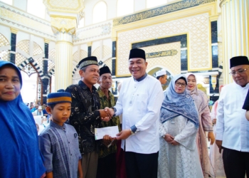 Ngabuburit Safari Ramadan di Lais, Bupati Muba Ajak Warga Rawat Ikon Wisata Religi