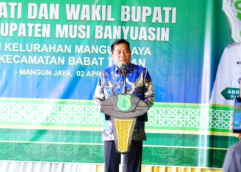 Bupati Muba Ajak Warga di Mangun Jaya Perkuat Kebersamaan dan Dukung Pembangunan