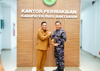 Pemkab Muba Sinergi dengan Lanal Palembang: Keamanan Perairan hingga Investasi