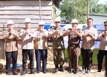 Pemkab Muba Dukung Bedah Rumah Serentak Polda Sumsel