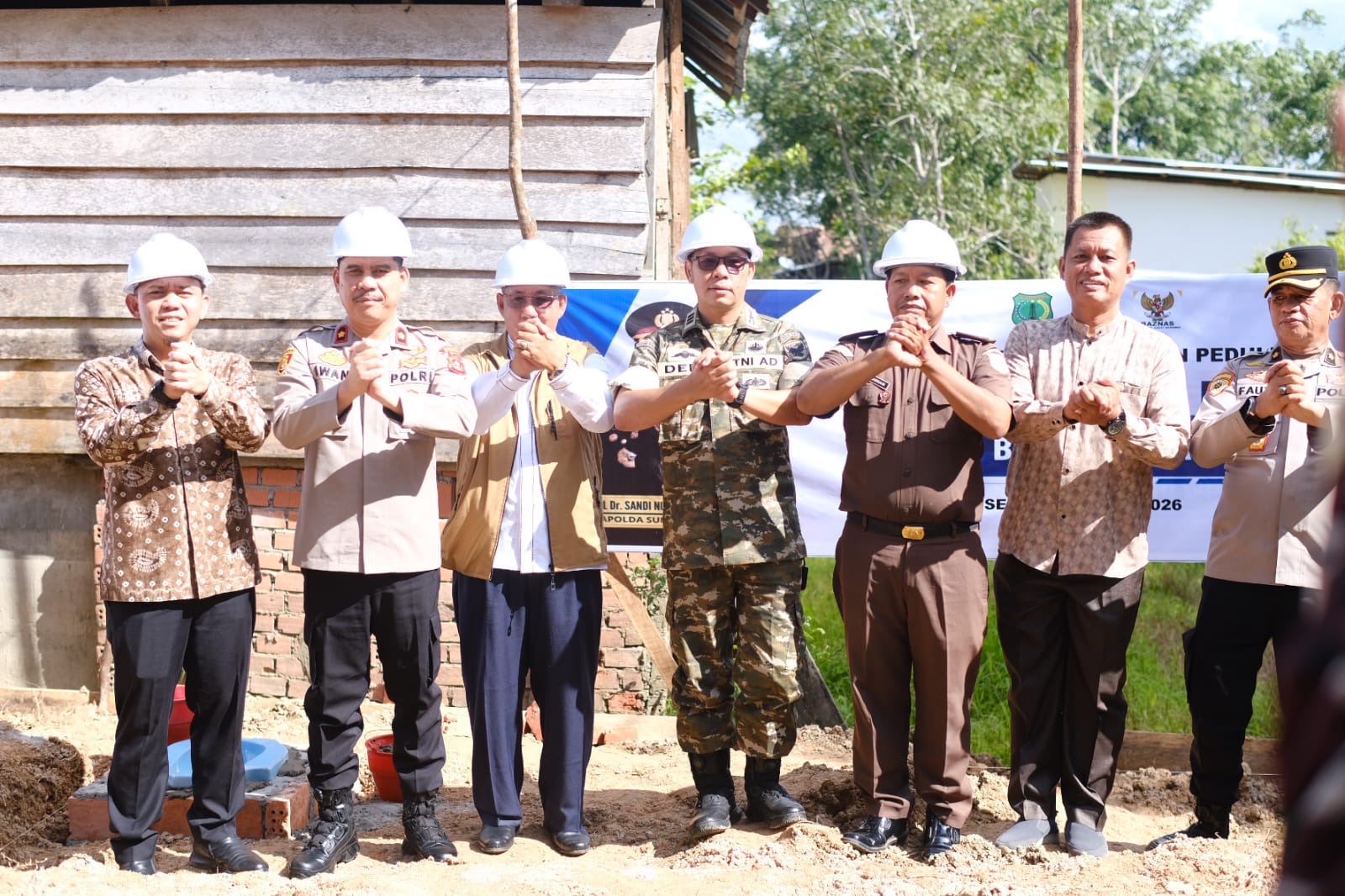 Pemkab Muba Dukung Bedah Rumah Serentak Polda Sumsel