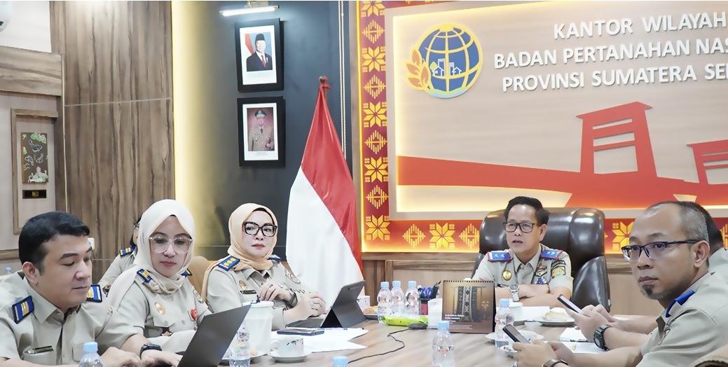 Kakanwil BPN Sumsel Ikuti Entry Meeting dan Pelaksanaan Audit Kinerja 2026