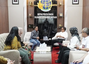 Kakanwil BPN Sumsel Terima Perwakilan Unsri, Bahas Kolaborasi Kerjasama