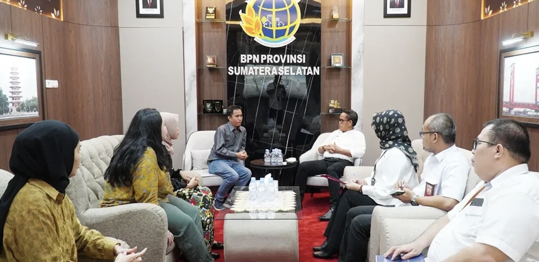 Kakanwil BPN Sumsel Terima Perwakilan Unsri, Bahas Kolaborasi Kerjasama