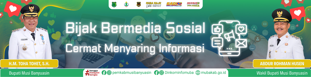 banner pemkab muba, bijak dan cermat