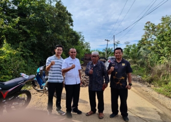 Akses Nyaris Terputus, Pemkab Muba Tanggap Darurat Pulihkan Jalan Sungai Keruh