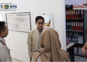 Kakanwil BPN Sumsel Kunjungi Kantah OKI: Cek Pelayanan, Pembinaan, hingga Kawal PSN