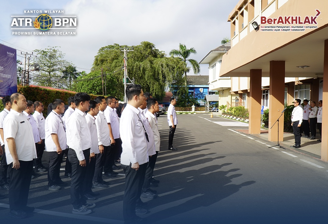 Kakanwil BPN Sumsel Minta Jajarannya Koordinasi Intensif dan Percepat Penyelesaian Pekerjaan