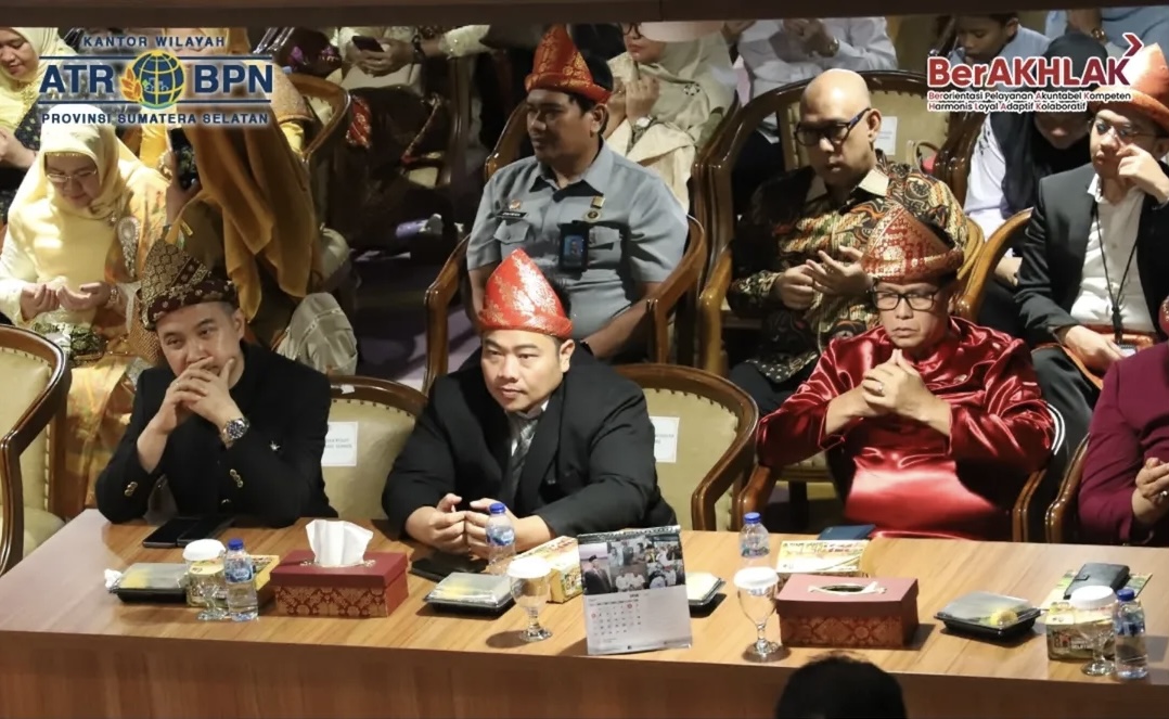 Kakanwil BPN Sumsel Hadiri Paripurna HUT ke-80 Sumsel: Siap Akselerasi Pembangunan Lewat Pertanahan