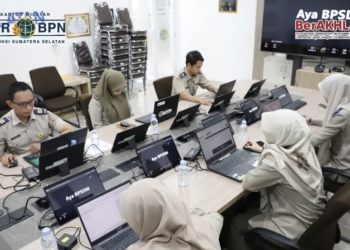 BPN Sumsel Gelar Uji Kompetensi Penata Kadastral dan Asisten Penata Kadastral